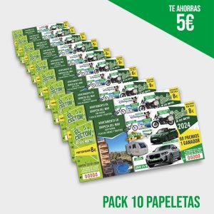 Pack de 10 Papeletas