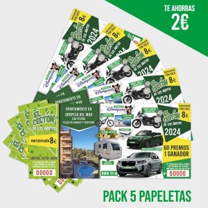 Pack de 5 Papeletas
